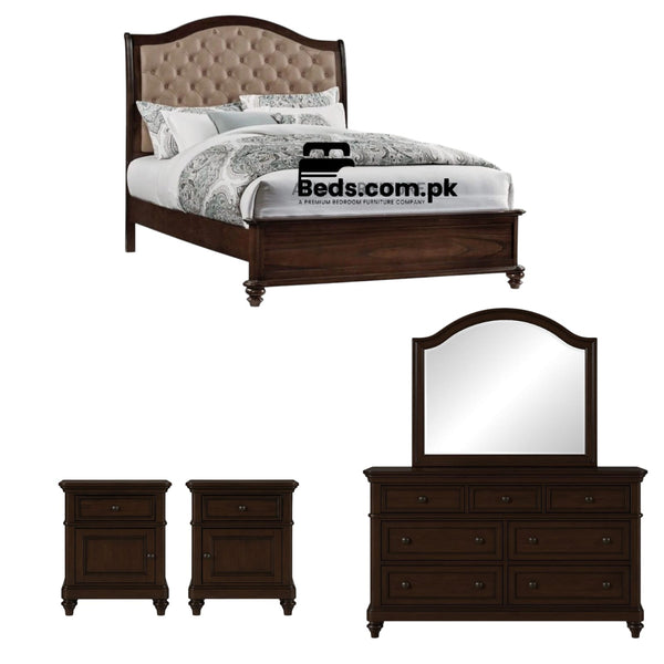 Buy Bed Set 076 | Best Price | Latest Design | Pakistan | Online | 03008018661 | Direct From Factory | Warranty | After Sales Service