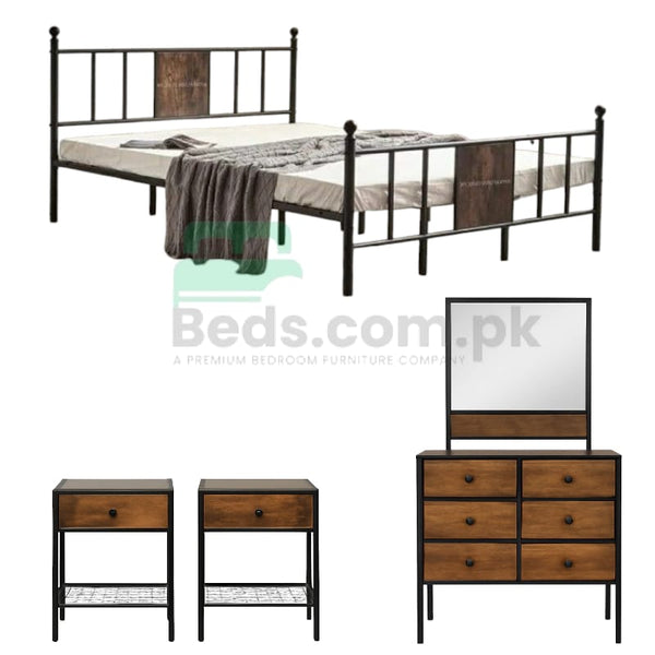Buy Bed Set 053 | Best Price | Latest Design | Pakistan | Online | 03008018661 | Direct From Factory | Warranty | After Sales Service