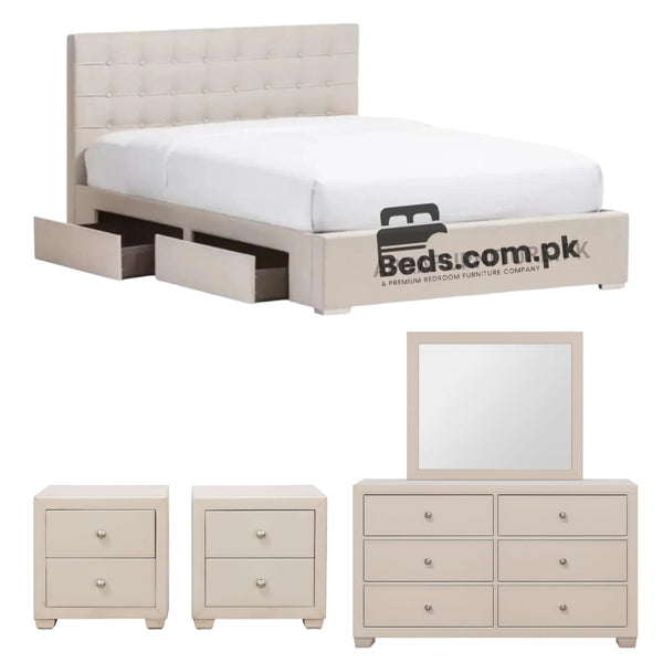 Buy Bed Set 051 | Best Price | Latest Design | Pakistan | Online | 03008018661 | Direct From Factory | Warranty | After Sales Service
