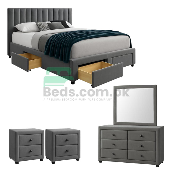 Buy Bed Set 013 | Best Price | Latest Design | Pakistan | Online | 03008018661 | Direct From Factory | Warranty | After Sales Service