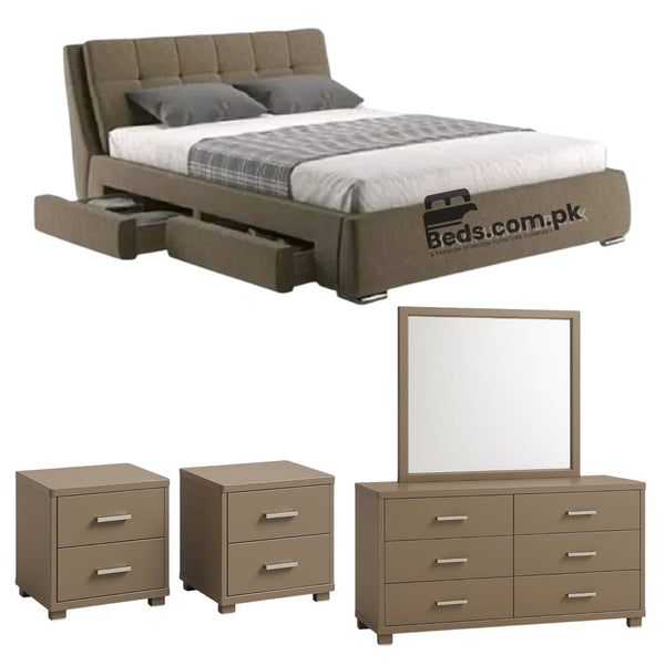 Buy Bed Set 016 | Best Price | Latest Design | Pakistan | Online | 03008018661 | Direct From Factory | Warranty | After Sales Service