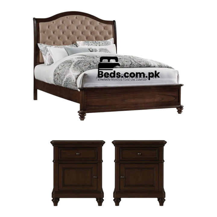 Buy Bed Set 076 | Best Price | Latest Design | Pakistan | Online | 03008018661 | Direct From Factory | Warranty | After Sales Service